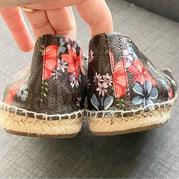 Michael Kors Floral Espadrilles - Brown and Multicolor Flats women size 8.5 - Picture 5 of 7
